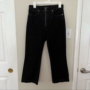 Lucky Brand High Rise Crop Mini Boot Jeans